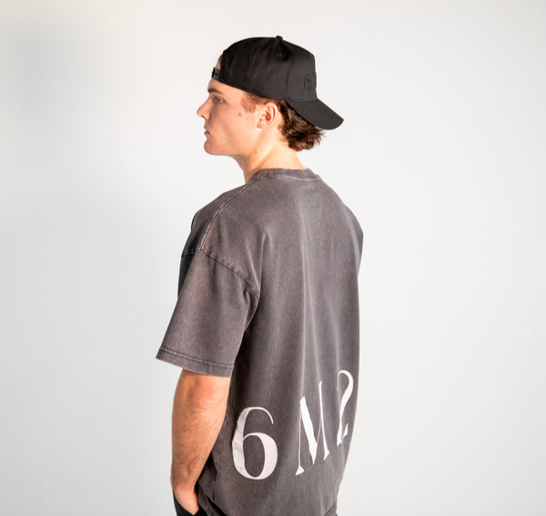 6M2L Washed Charcoal T-Shirt