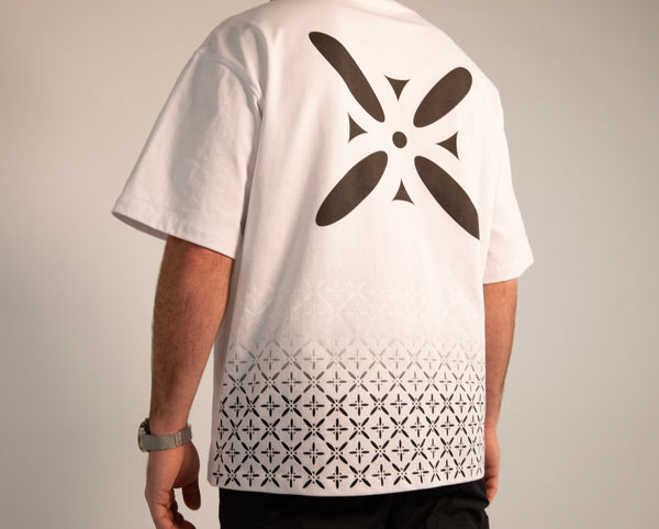 Gradient Oversized Logo T-Shirt